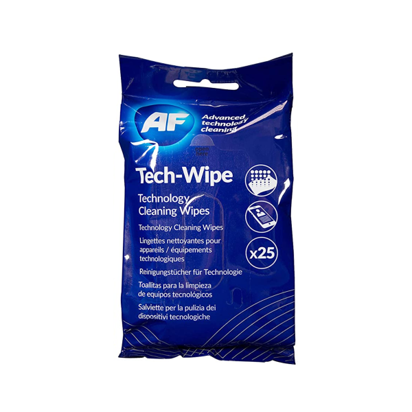 AF Cleaning Wipes for Technology Devices – 25 Pack