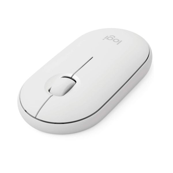 Logitech Pebble M350 Bluetooth & Wireless Mouse (Off White)