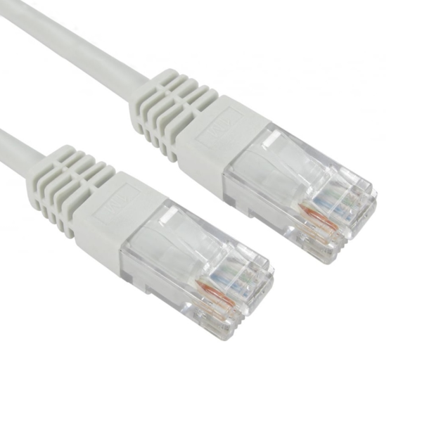 RJ45 (M) To RJ45 (M) CAT5e 1M White Ethernet/Network Cable
