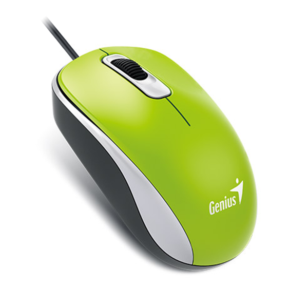 Green USB Mouse