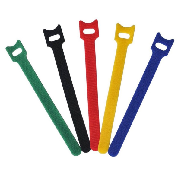 Multicolour Velcro Cable Ties 125x12mm (20 Pack)