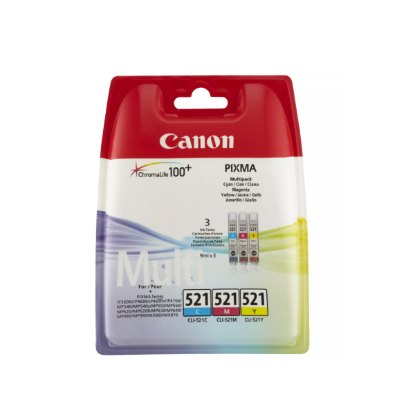 Canon 521 Colour Original Cartridges