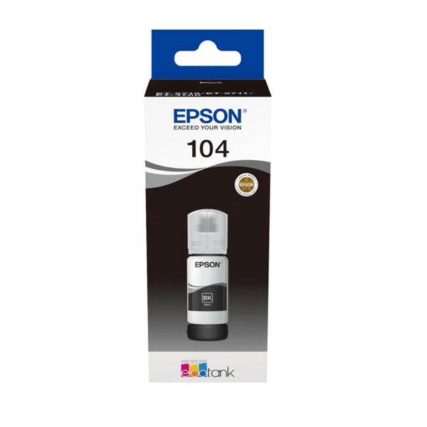 Epson 104 Original Bottle Ink – Black