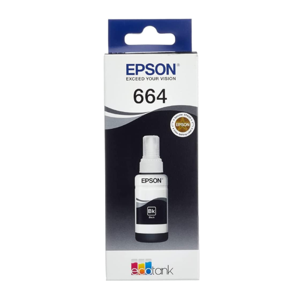 Epson 664 Original Bottle Ink – Black
