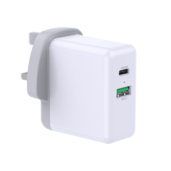 PREVO USB-A & USB-C Fast Charger (UK 3-Pin Plug)