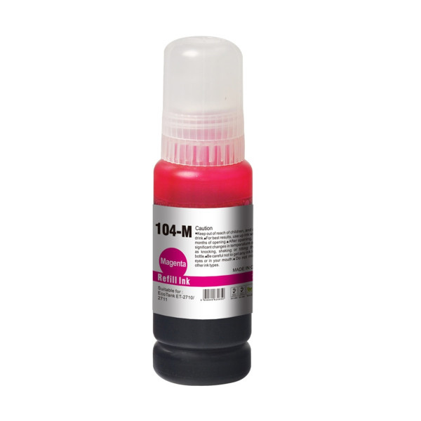 InkLab (Epson 104) Compatible Bottle Ink – Magenta