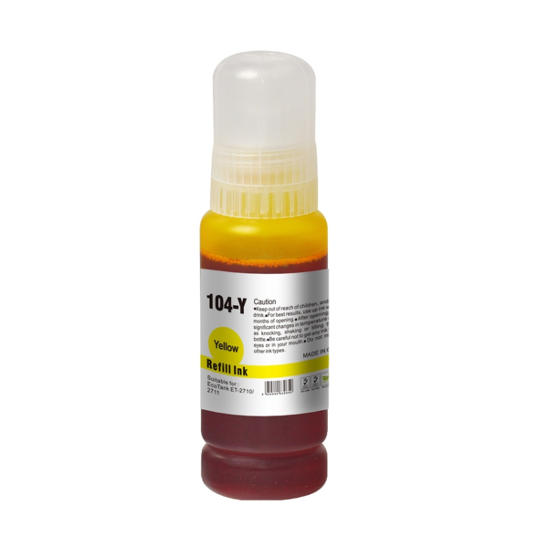 InkLab (Epson 104) Compatible Bottle Ink – Yellow