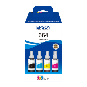 Epson 664 Original Bottle Ink 4 Pack