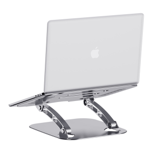 Prevo Laptop Stand – Height & Angle Adjustable (Aluminium)