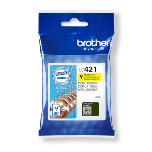 Brother LC421 Yellow Ink Cartridge