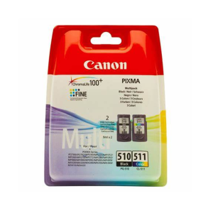 Canon FINE 510 Black & 511 Colour Original Ink Cartridges Multipack