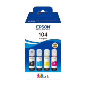 Epson 104 Original Bottle Ink 4 Pack