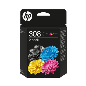 HP 308 Black & Colour Original Ink Cartridges