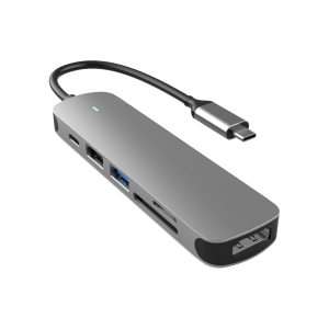 Prevo C605A USB-C 6-In-1 Hub